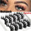 Miniaturbild: 5 verschiedene Stile 3D handgemachte Nerz Wimpern falsche