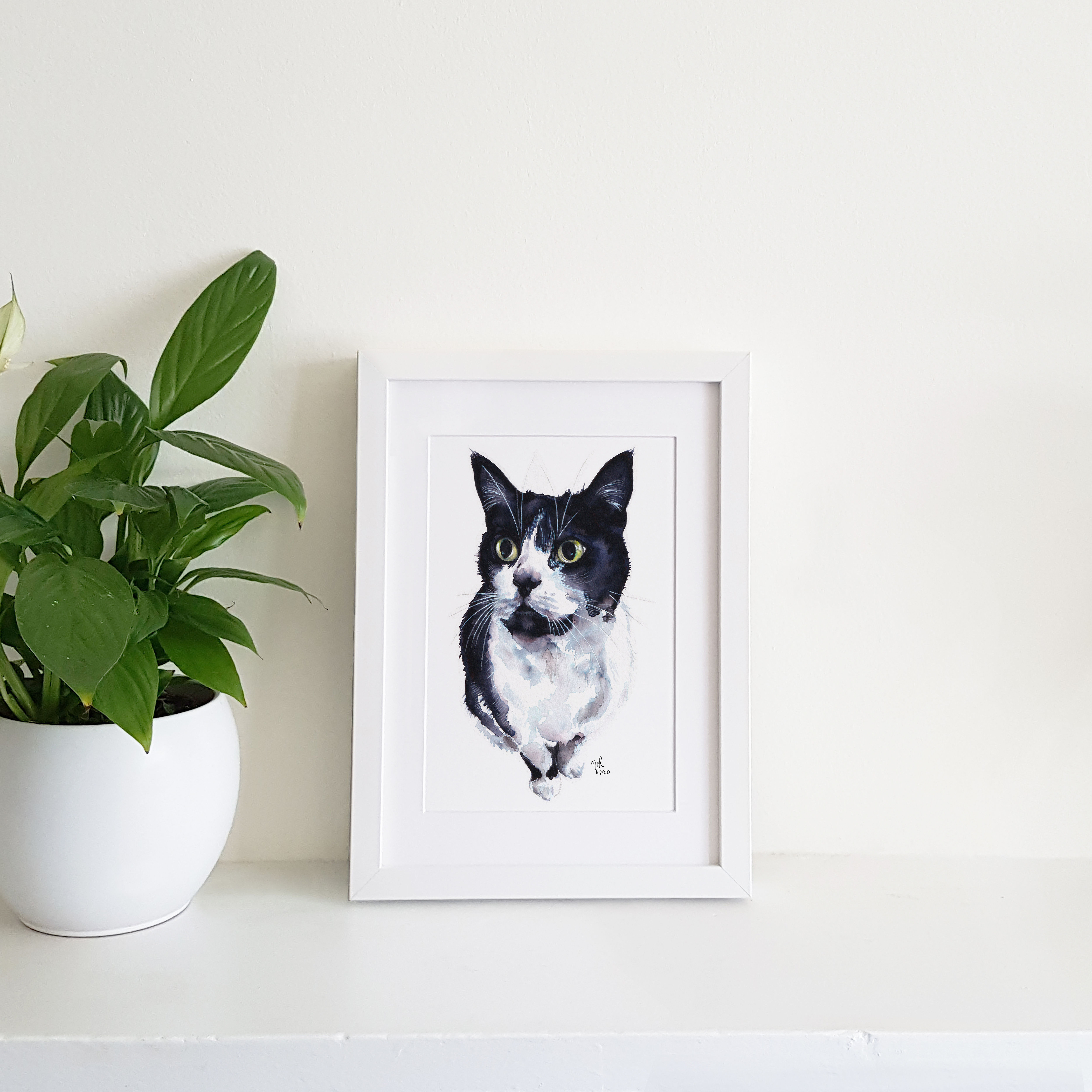 Watercolour Pen Pet Portrait