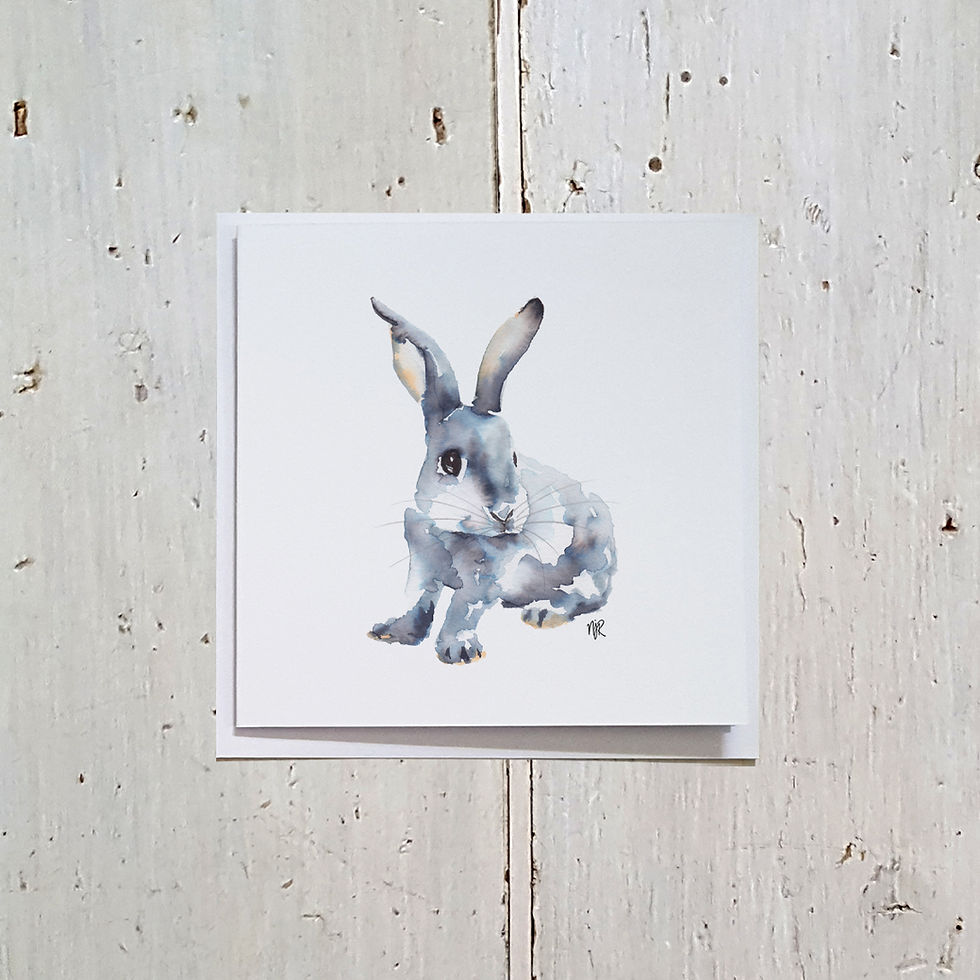 Thumbnail: Trio of Rabbits card 3 pack