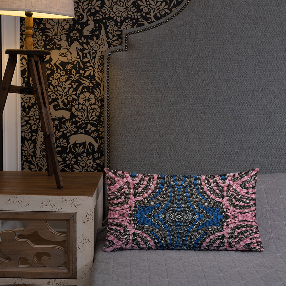 Thumbnail: Dusty pink embroidery III