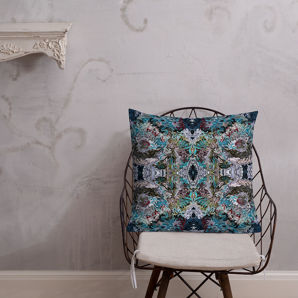 Thumbnail: Flowing stitches arabesque I