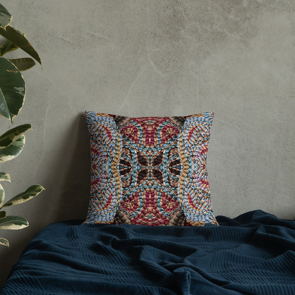Thumbnail: Embroidered abstraction