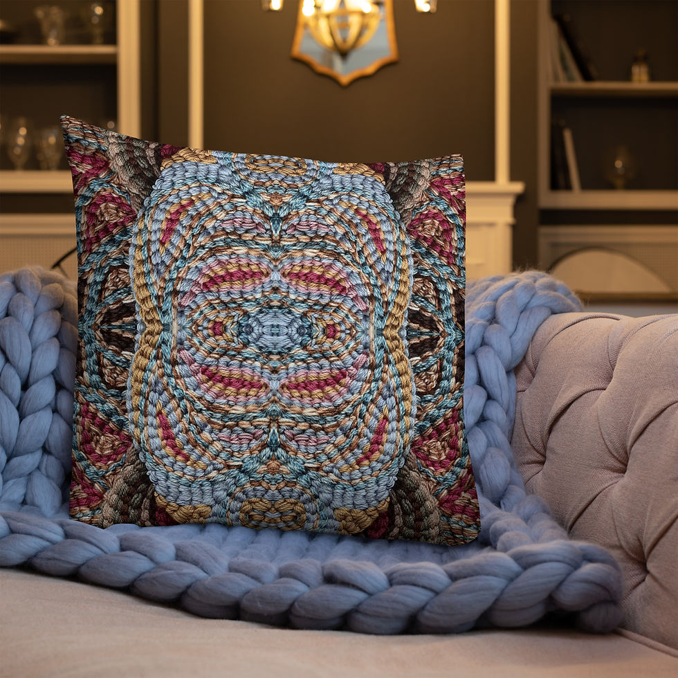Thumbnail: Embroidered abstraction III