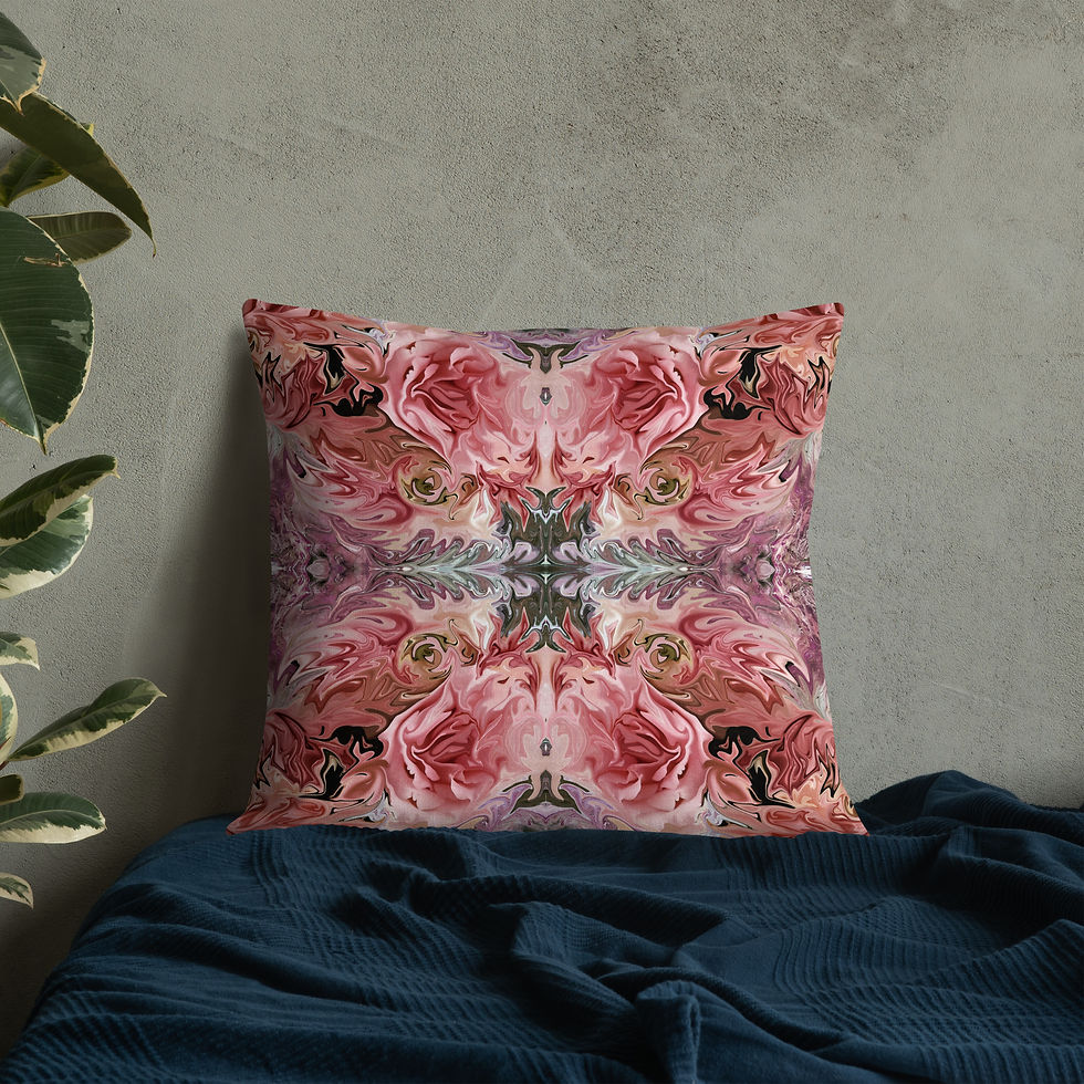 Thumbnail: Pink roses arabesque I