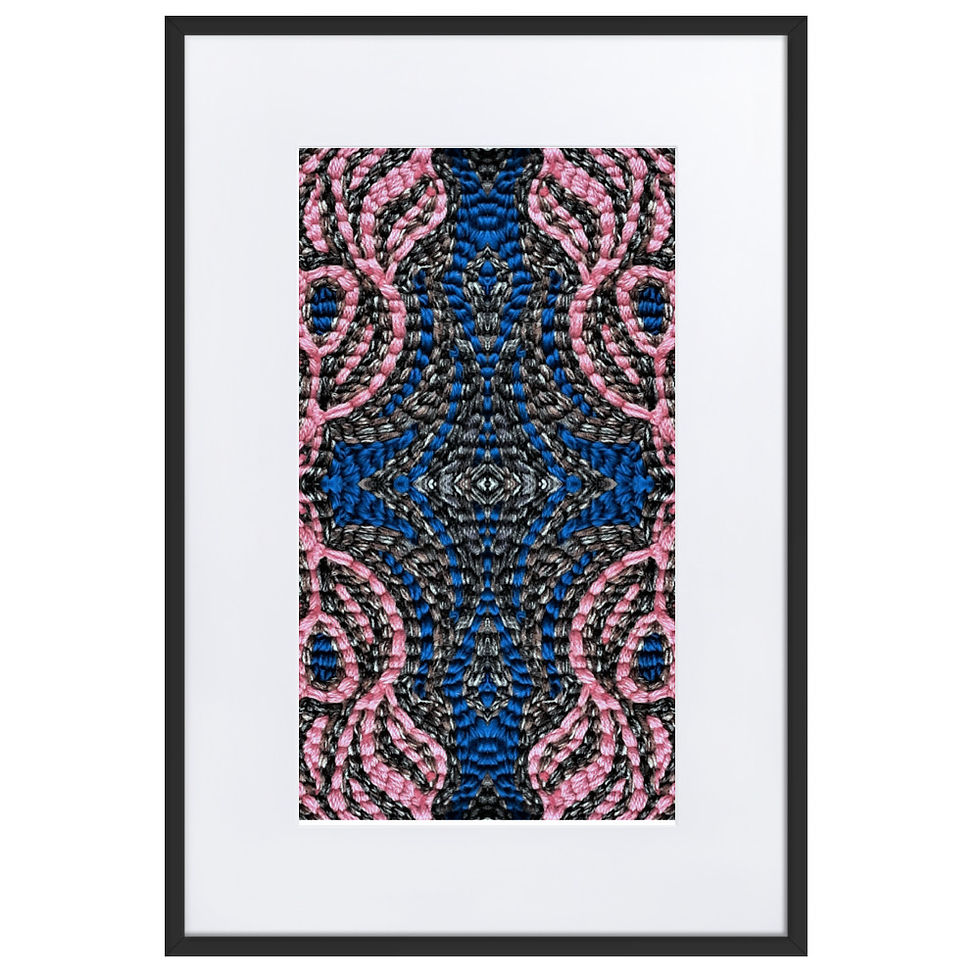 Thumbnail: Dusty pink embroidery III