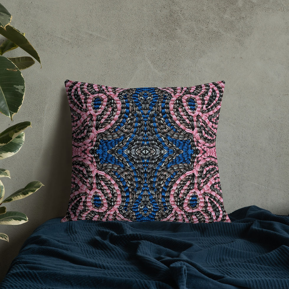 Thumbnail: Dusty pink embroidery III