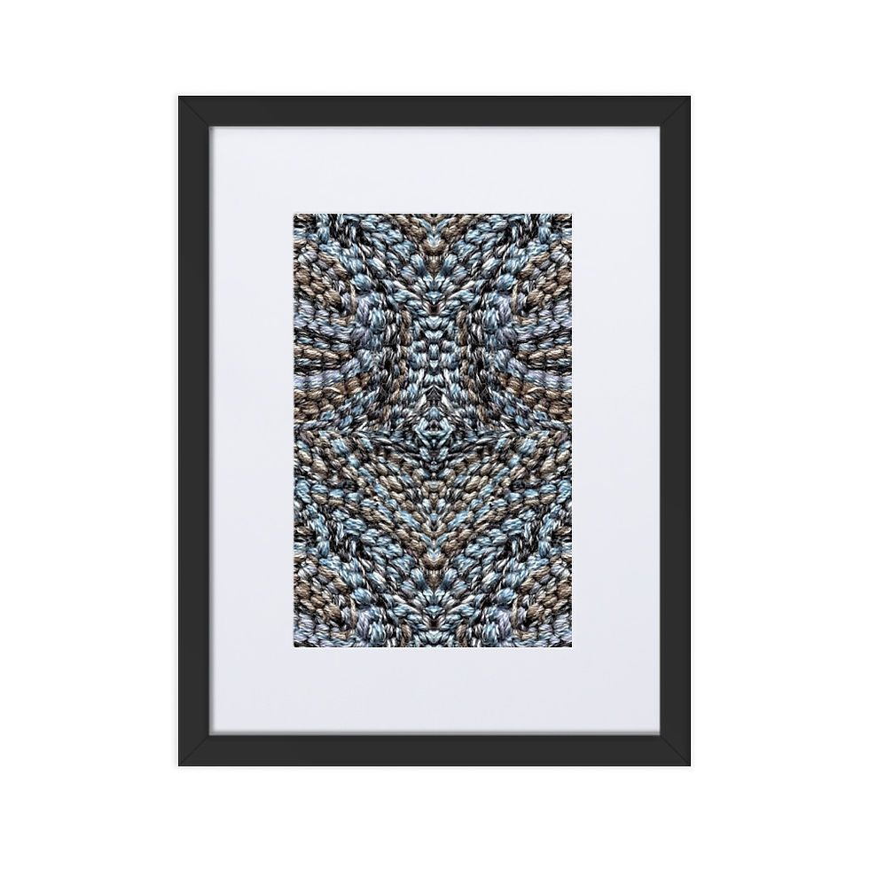 Thumbnail: Cerulean on grey symmetry V