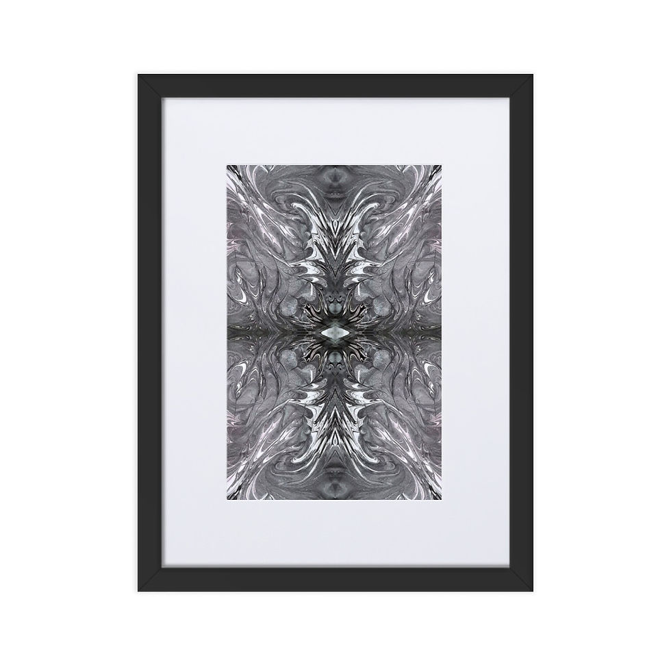 Thumbnail: Pink on grey arabesque III