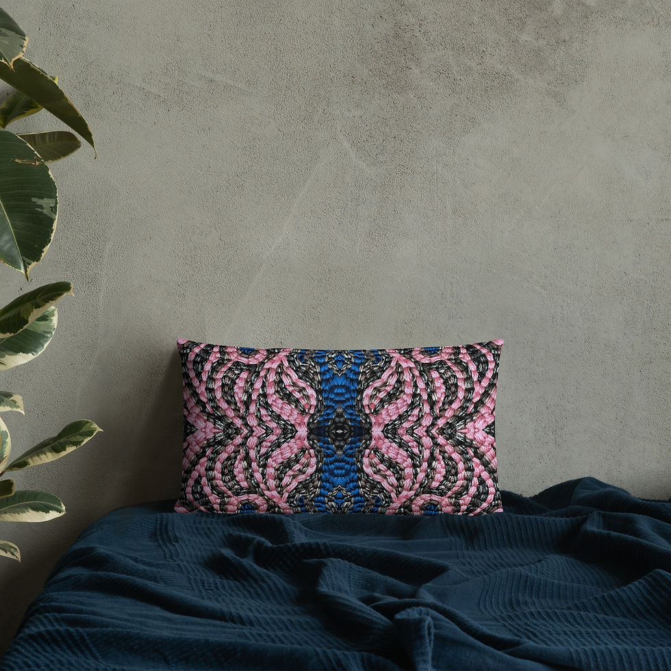 Thumbnail: Dusty pink embroidery I