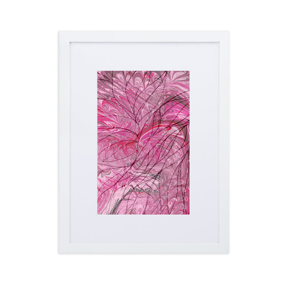 Thumbnail: Pink marbling swirls V
