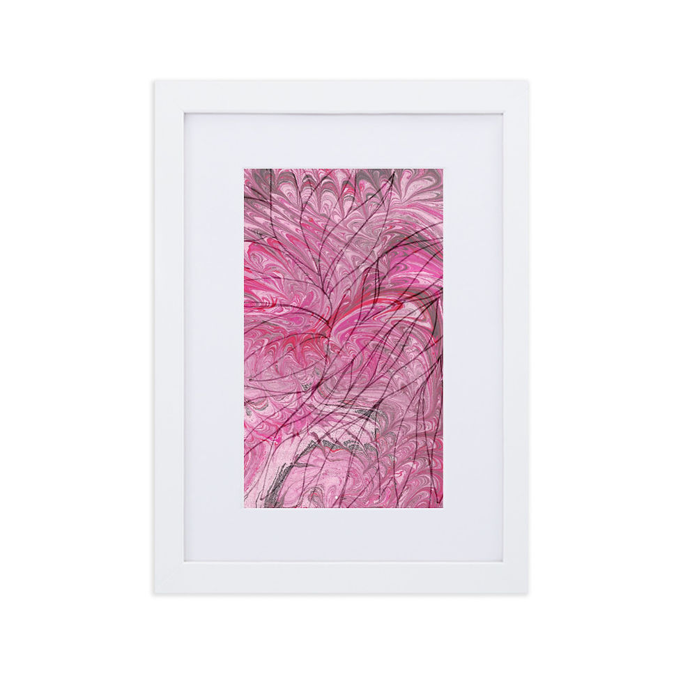 Thumbnail: Pink marbling swirls V