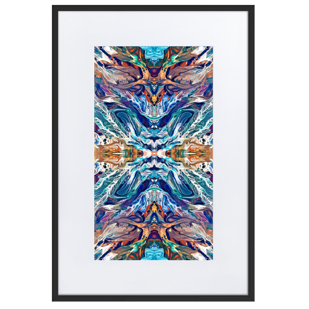 Cobalt kaleidoscope III