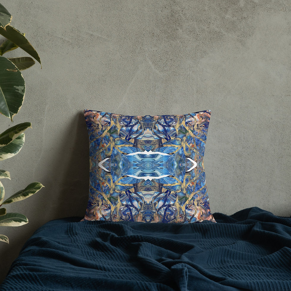 Thumbnail: Cobalt on gold arabesque