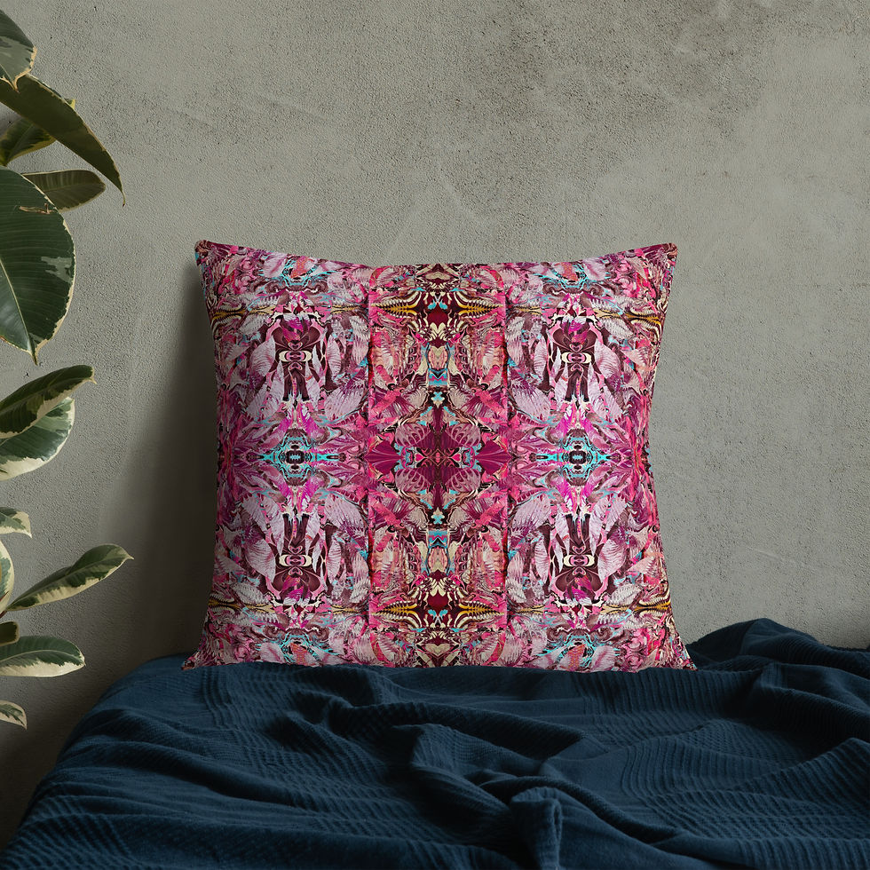 Thumbnail: Funky fuchsia arabesque I 