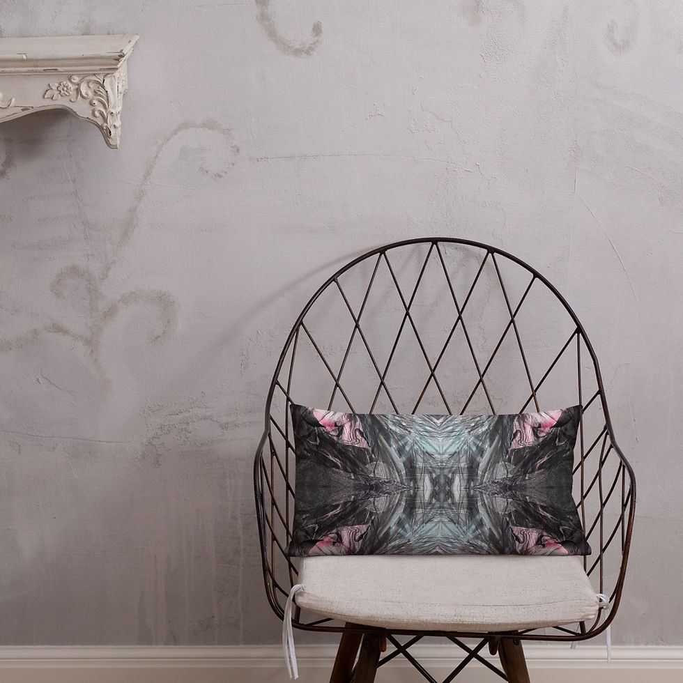 Thumbnail: Pink on charcoal symmetry III