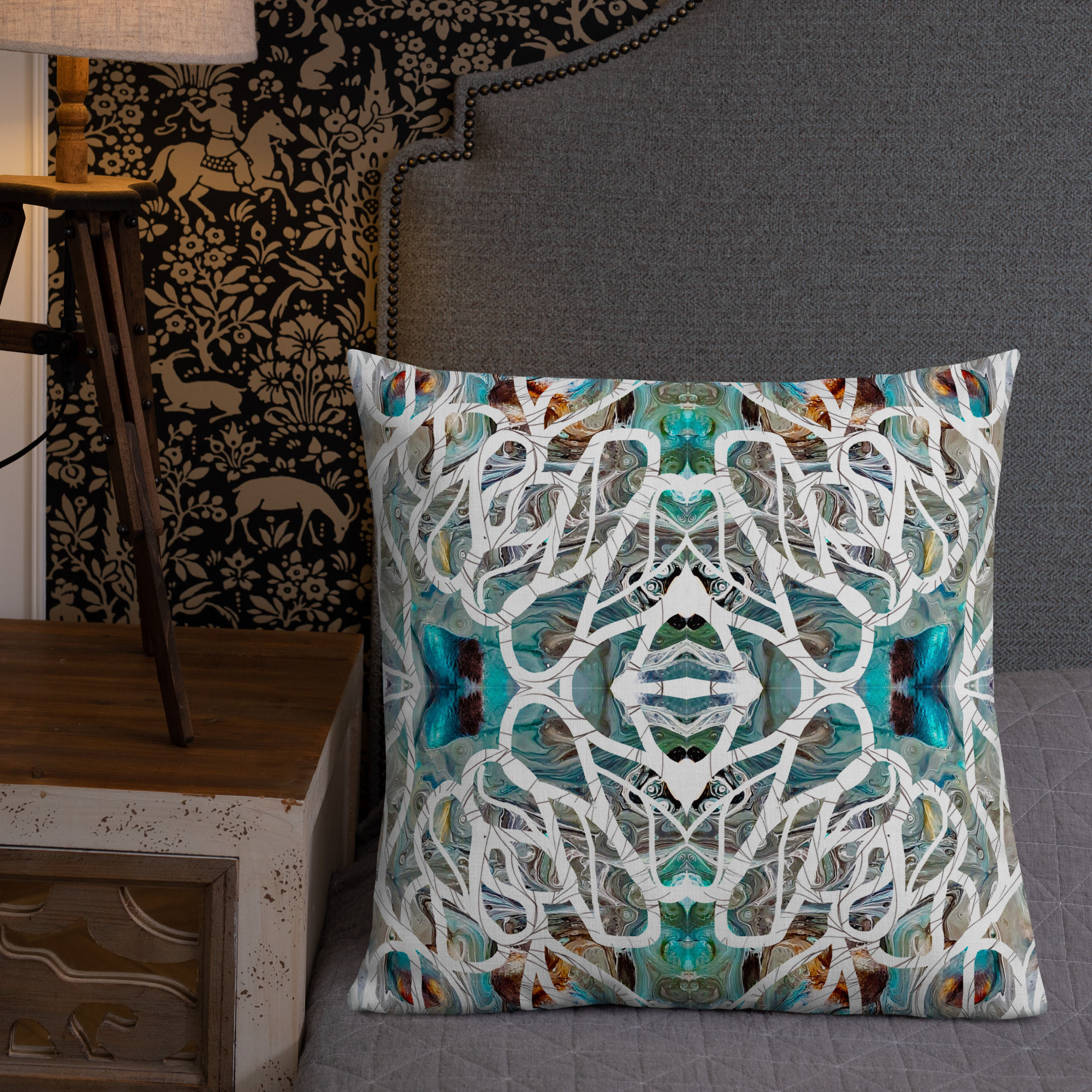 Abstract painted mosaic VI