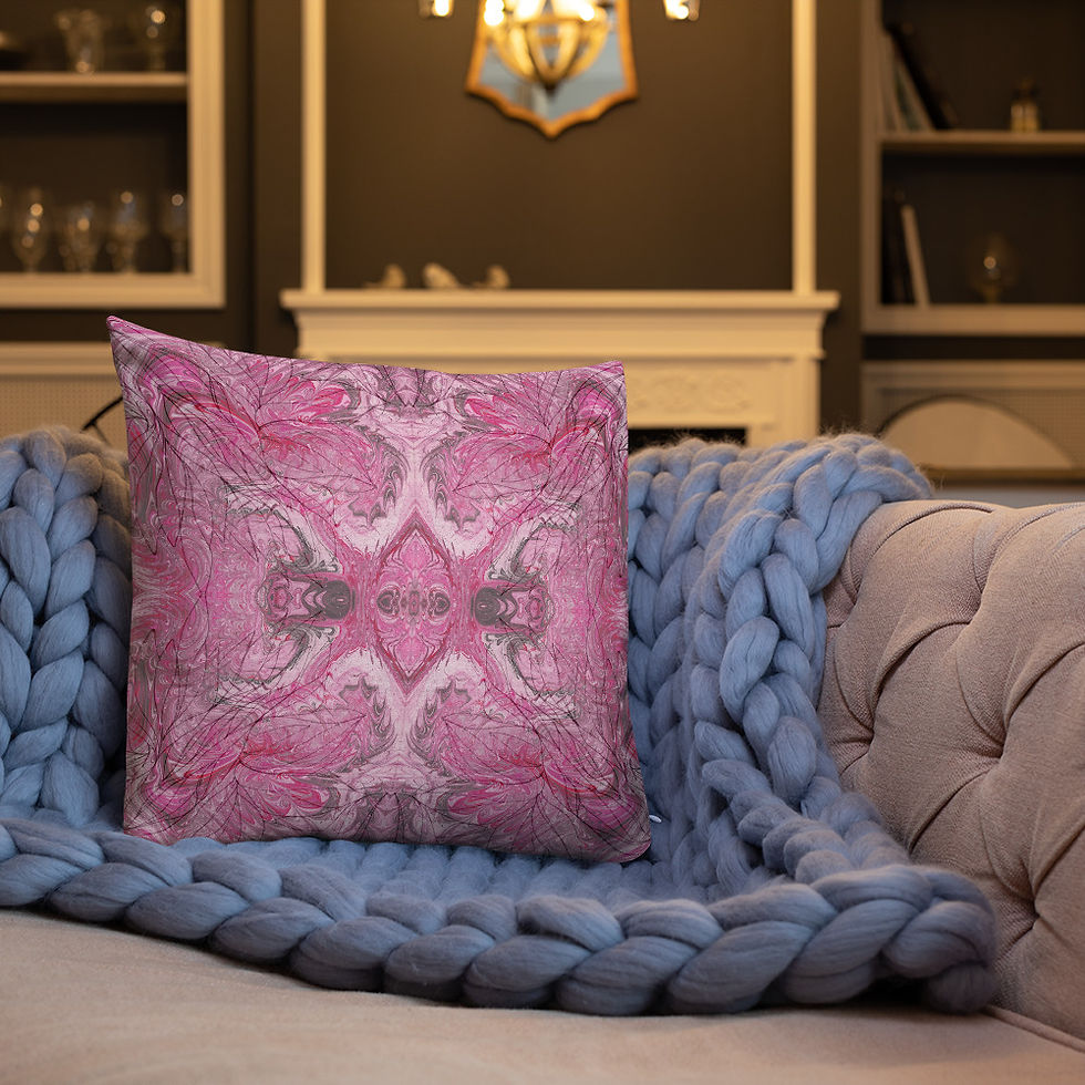 Thumbnail: Pink marbling swirls IV