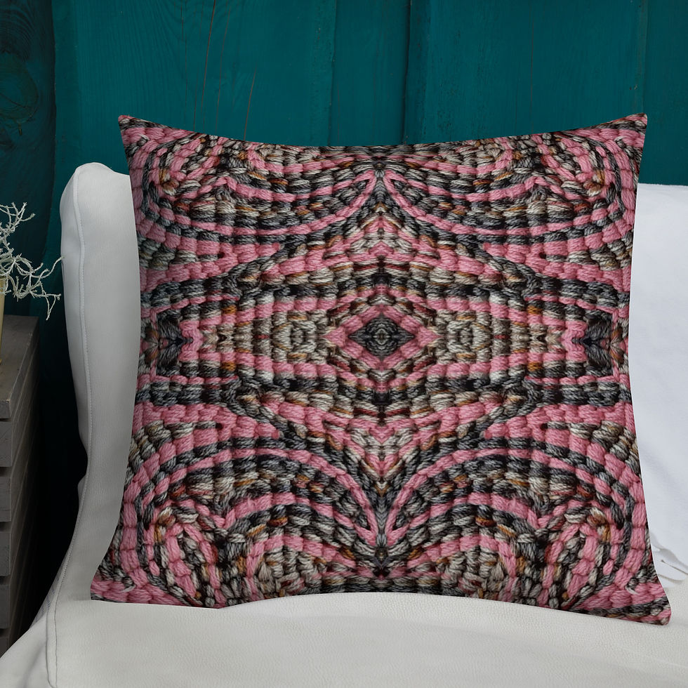 Thumbnail: Stitched pink I