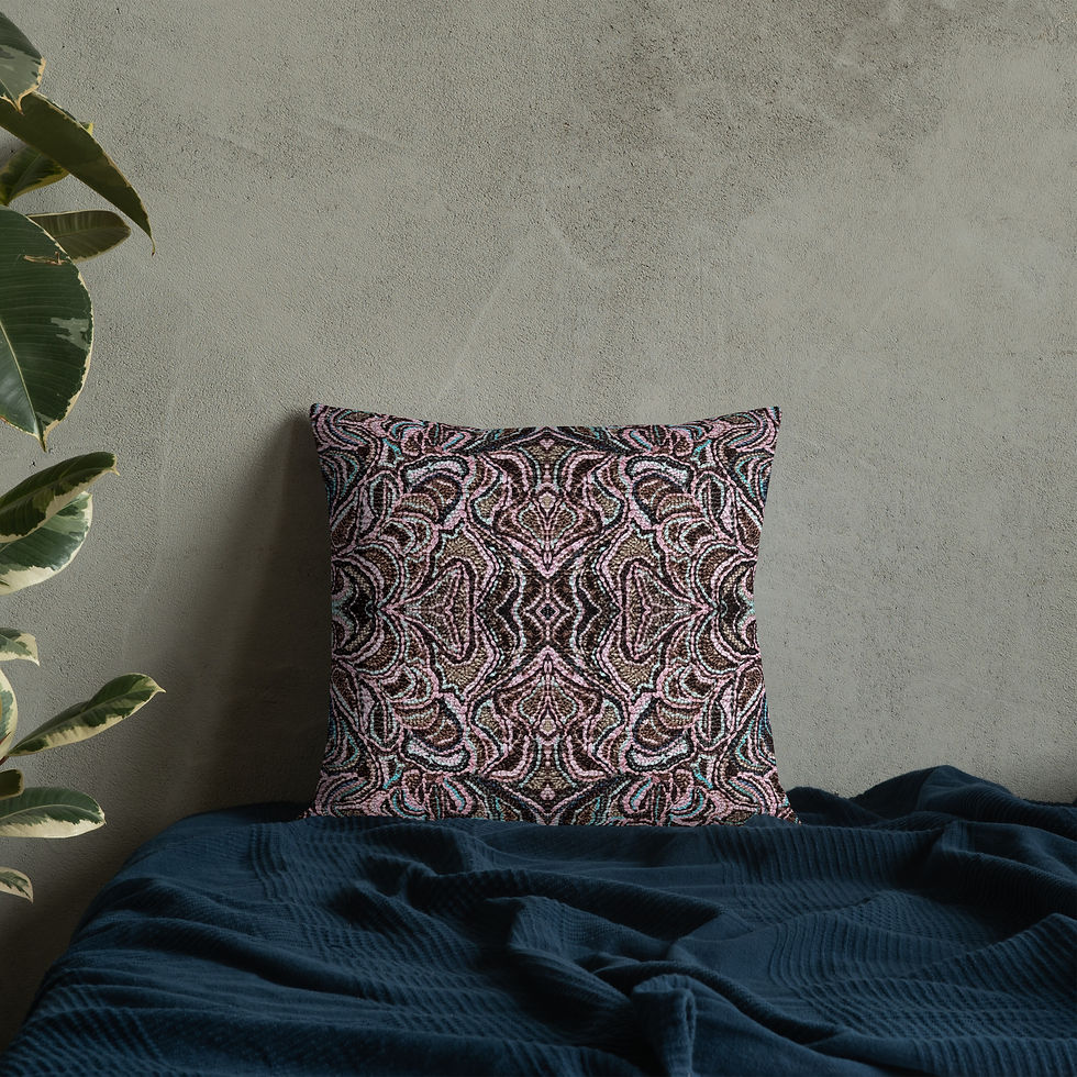 Thumbnail: Dusty pink arabesque I