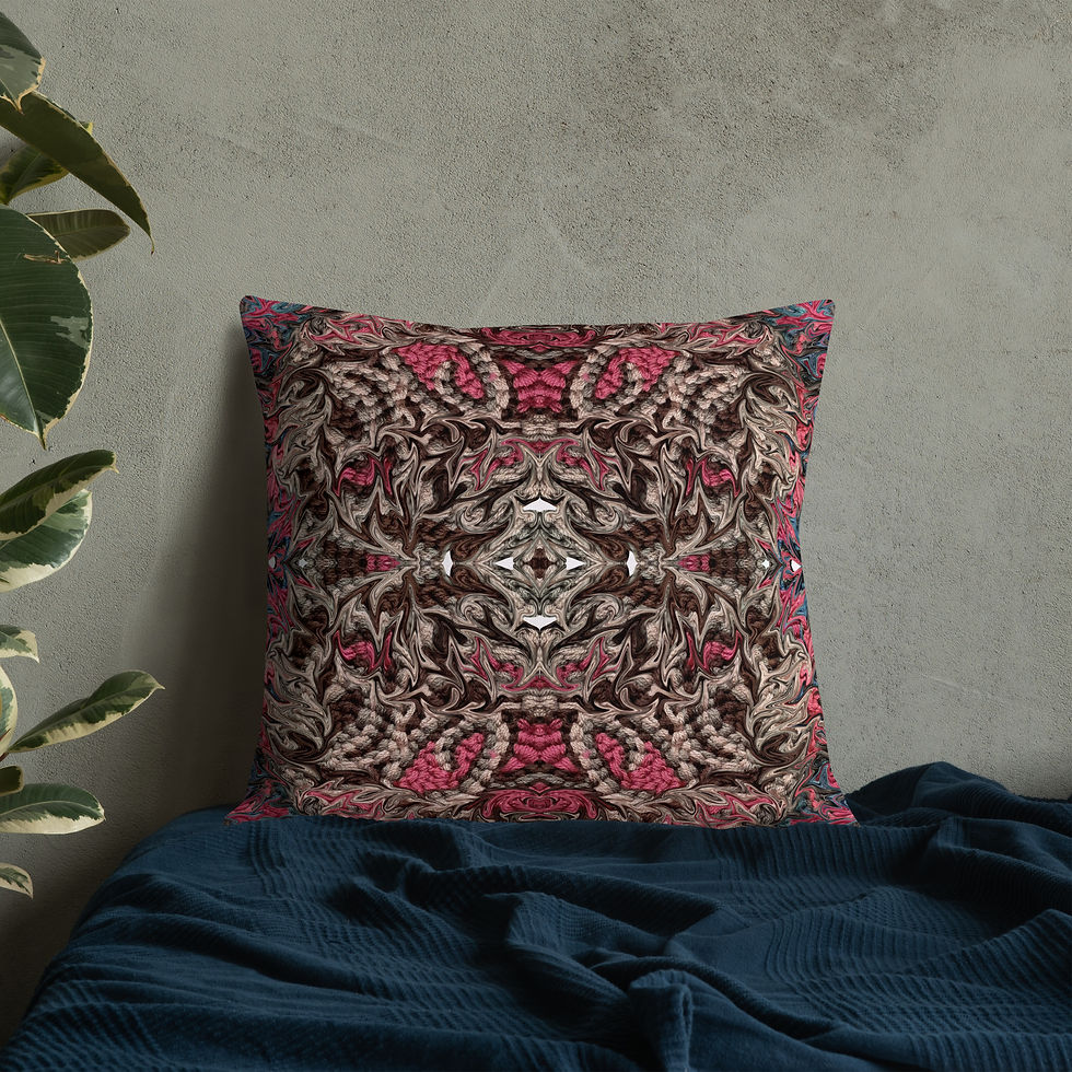 Thumbnail: Embroidered arabesque I