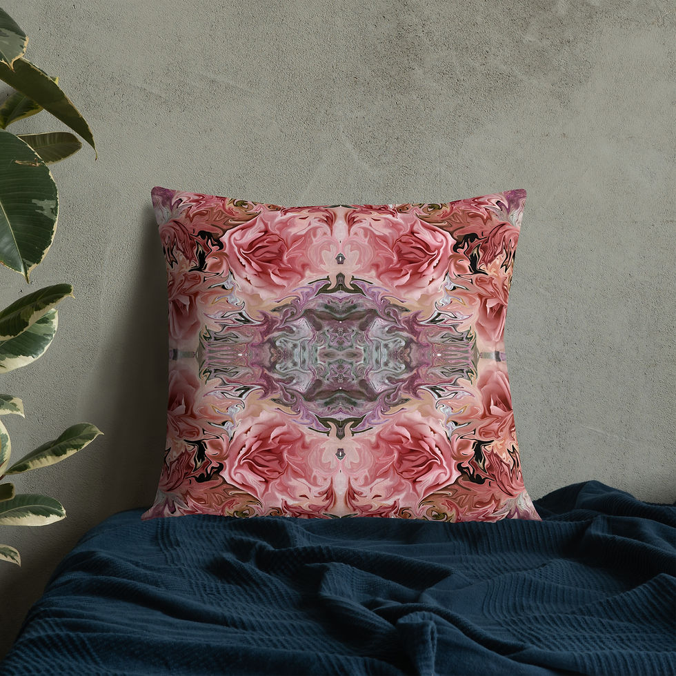 Thumbnail: Pink roses arabesque IV