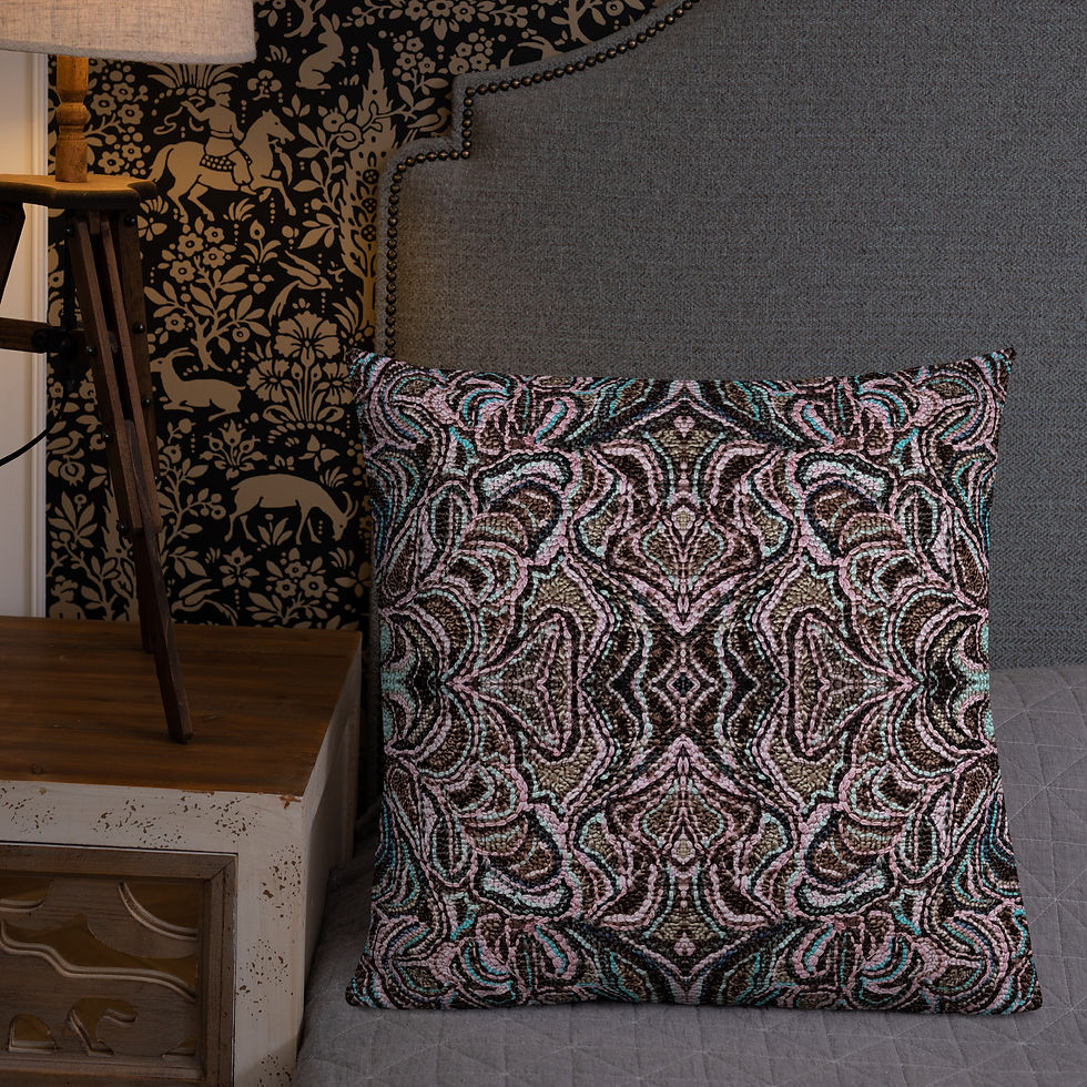 Thumbnail: Dusty pink arabesque I