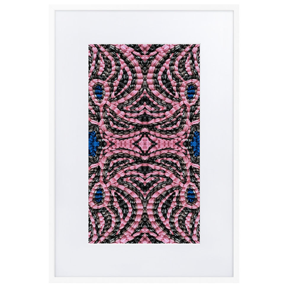 Thumbnail: Dusty pink embroidery IV