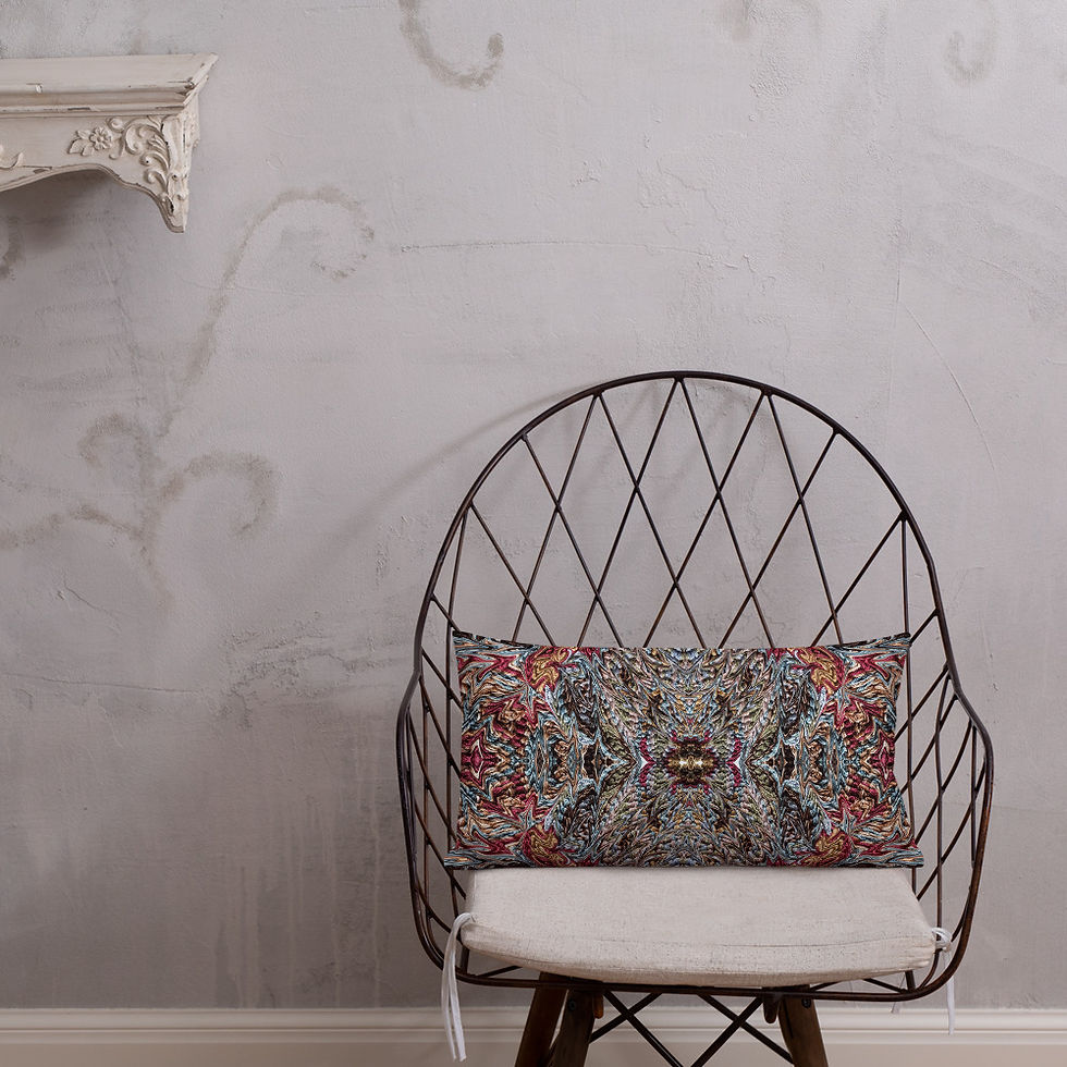 Thumbnail: Embroidered arabesque I