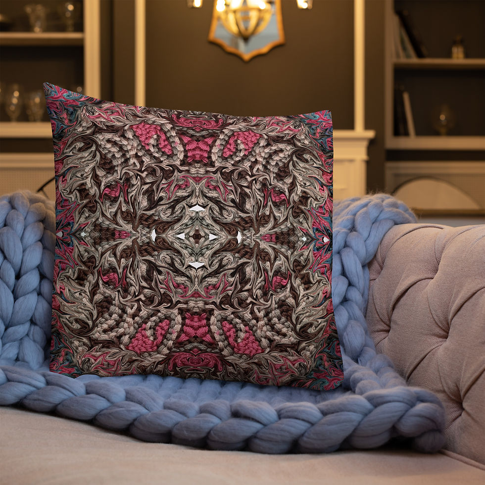 Thumbnail: Embroidered arabesque I