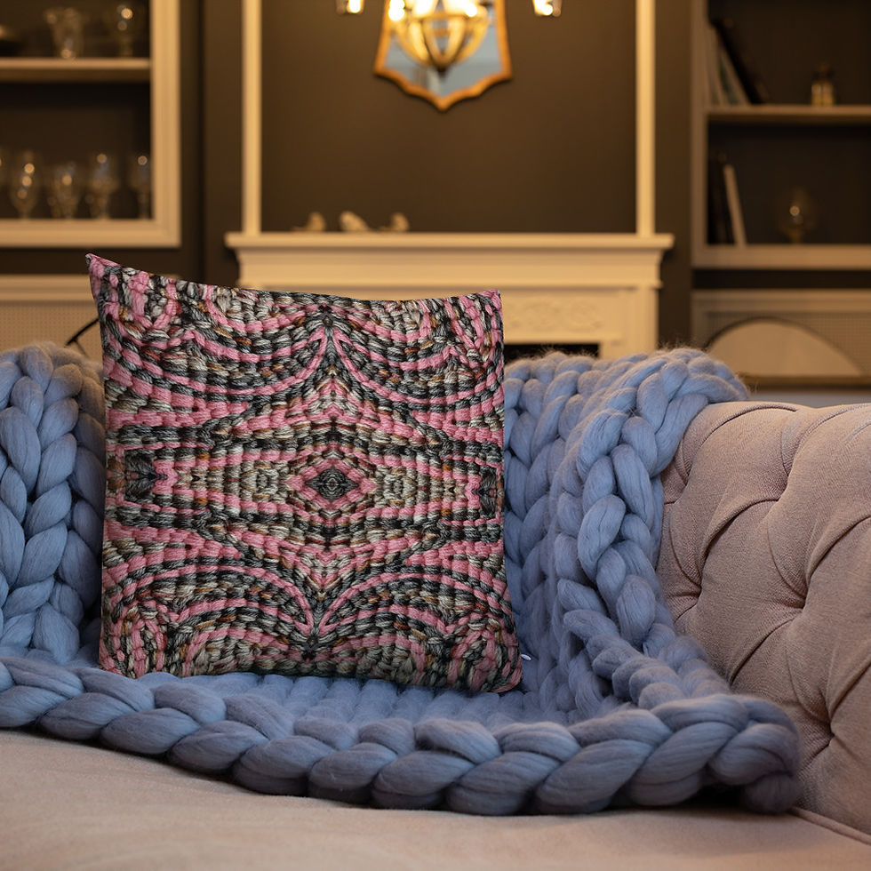 Thumbnail: Stitched pink I
