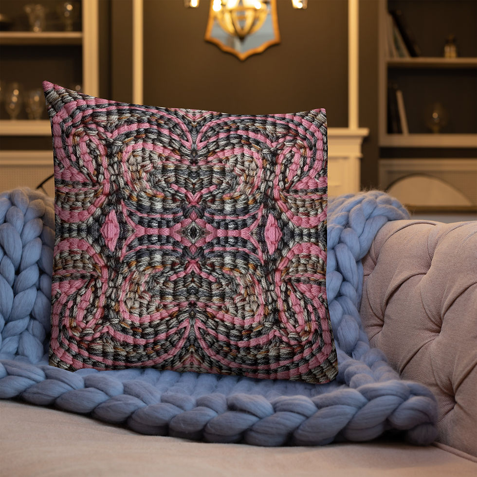 Thumbnail: Stitched pink III