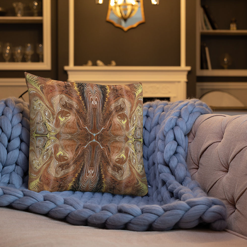 Thumbnail: Bronze on brown swirls I