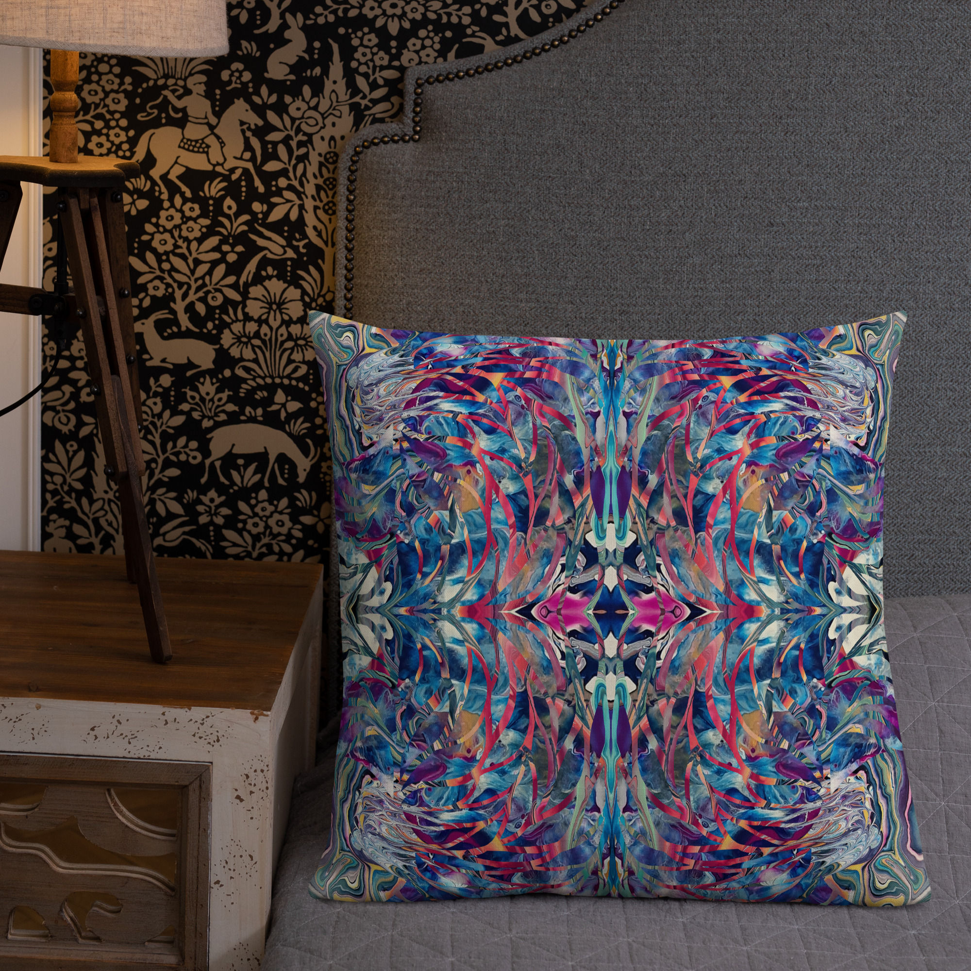 Spring turquoise intarsio III