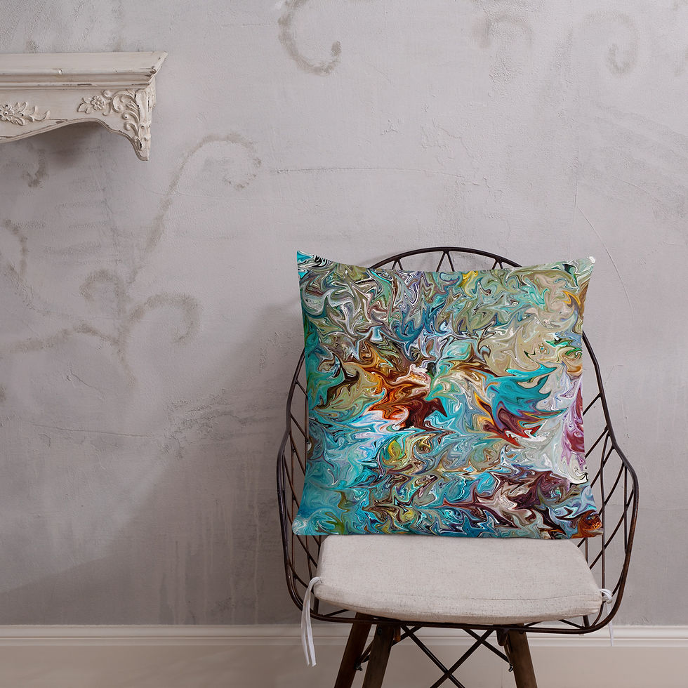 Thumbnail: Turquoise arabesque I