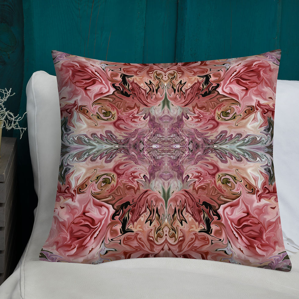 Thumbnail: Pink roses arabesque