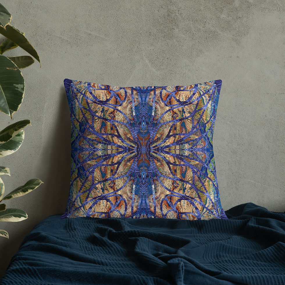 Thumbnail: Denim arabesque I