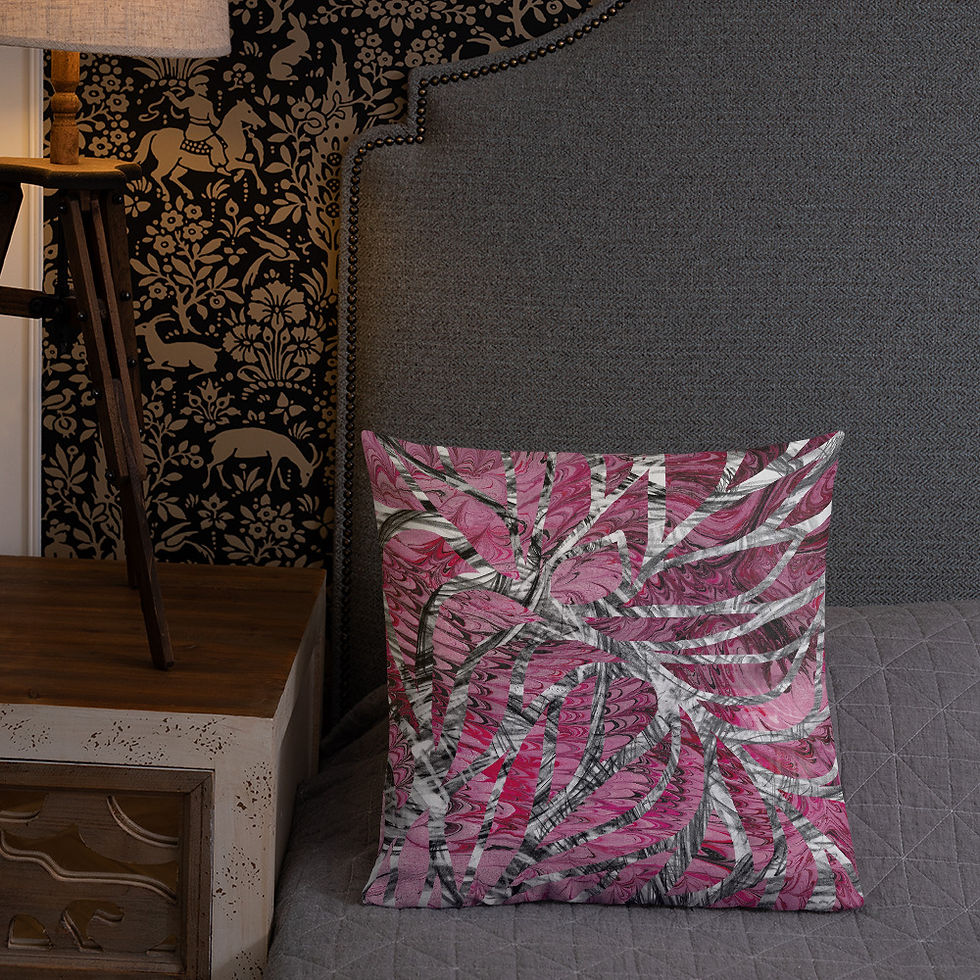 Thumbnail: Monochrome on pink marble I