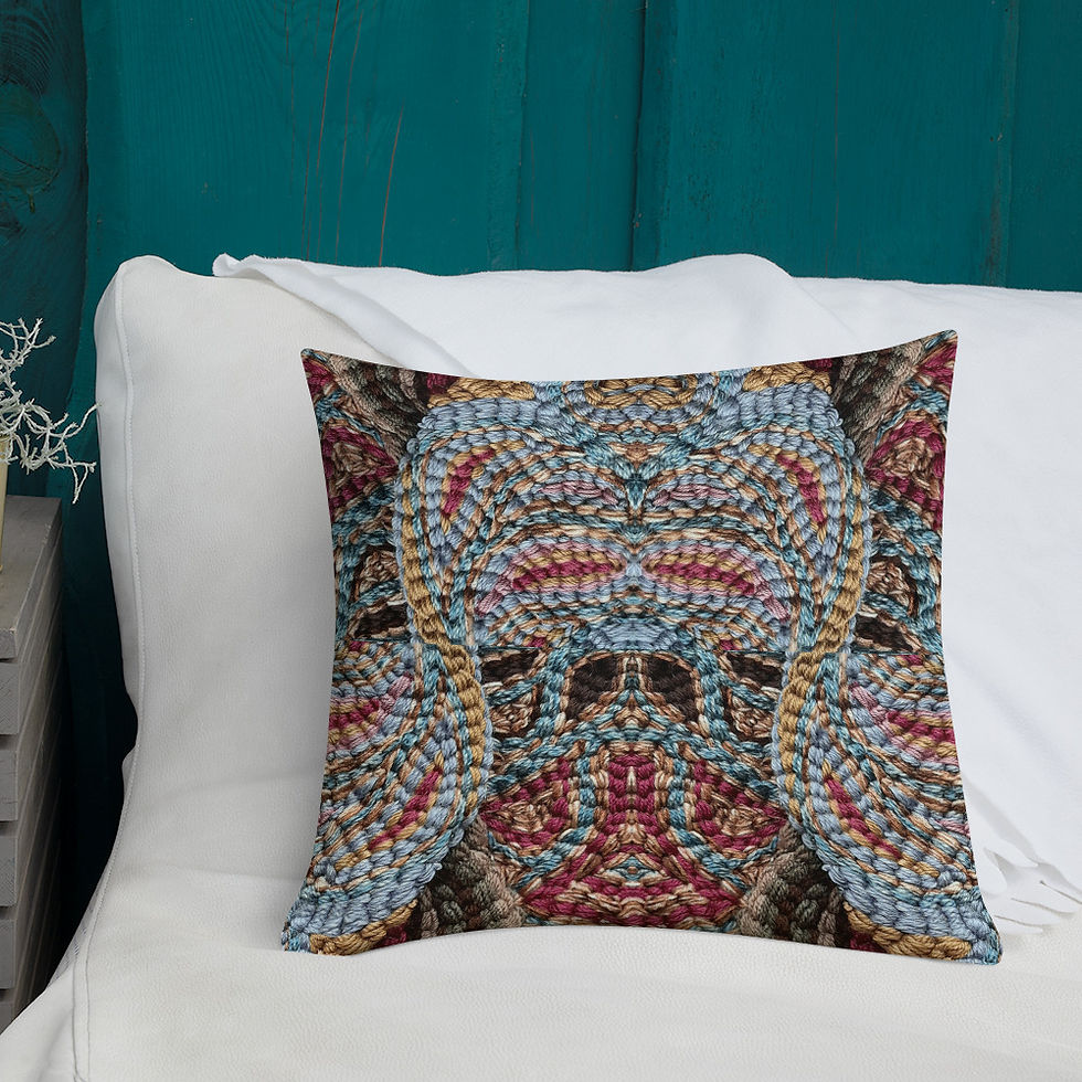 Thumbnail: Embroidered abstraction I