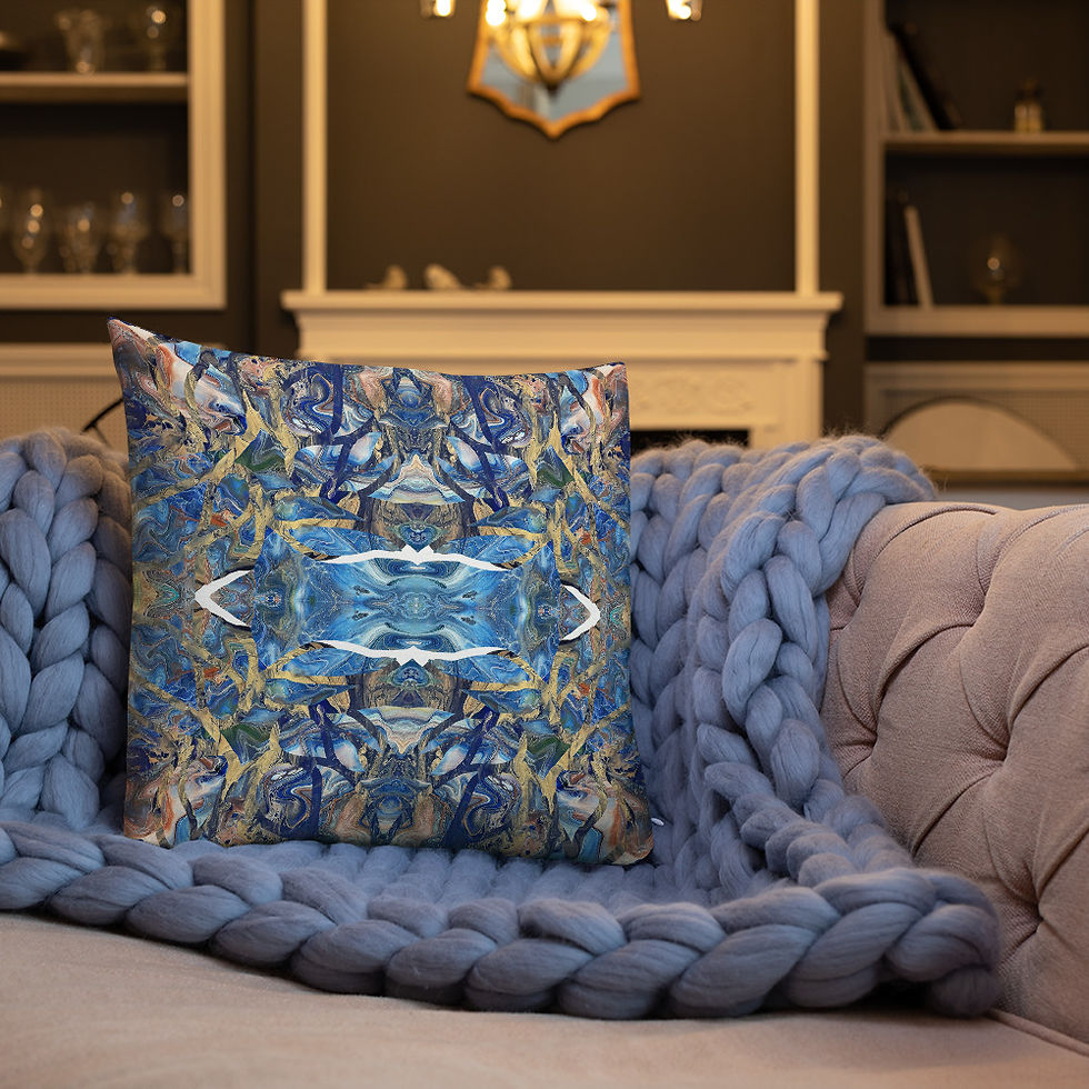 Thumbnail: Cobalt on gold arabesque