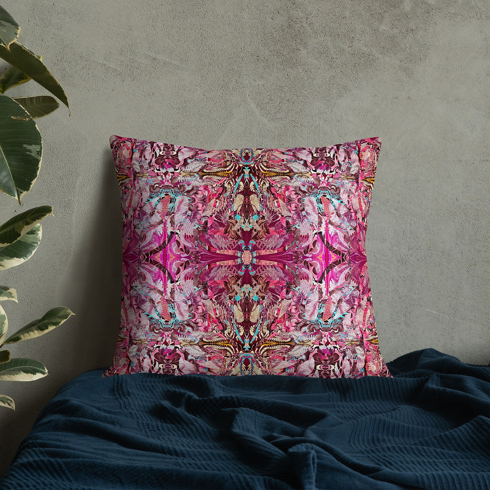 Thumbnail: Funky fuchsia arabesque III