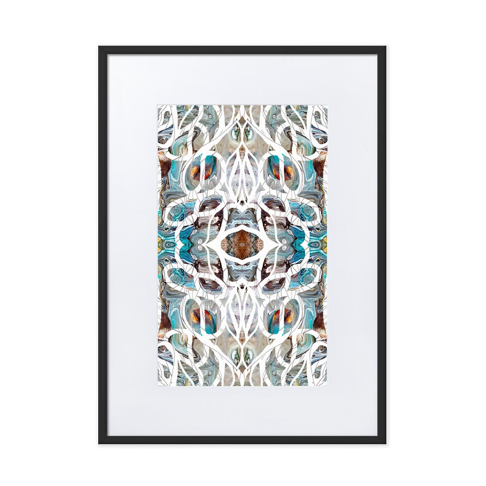 Thumbnail: Abstract painted mosaic I
