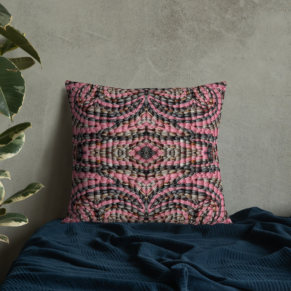 Thumbnail: Stitched pink I