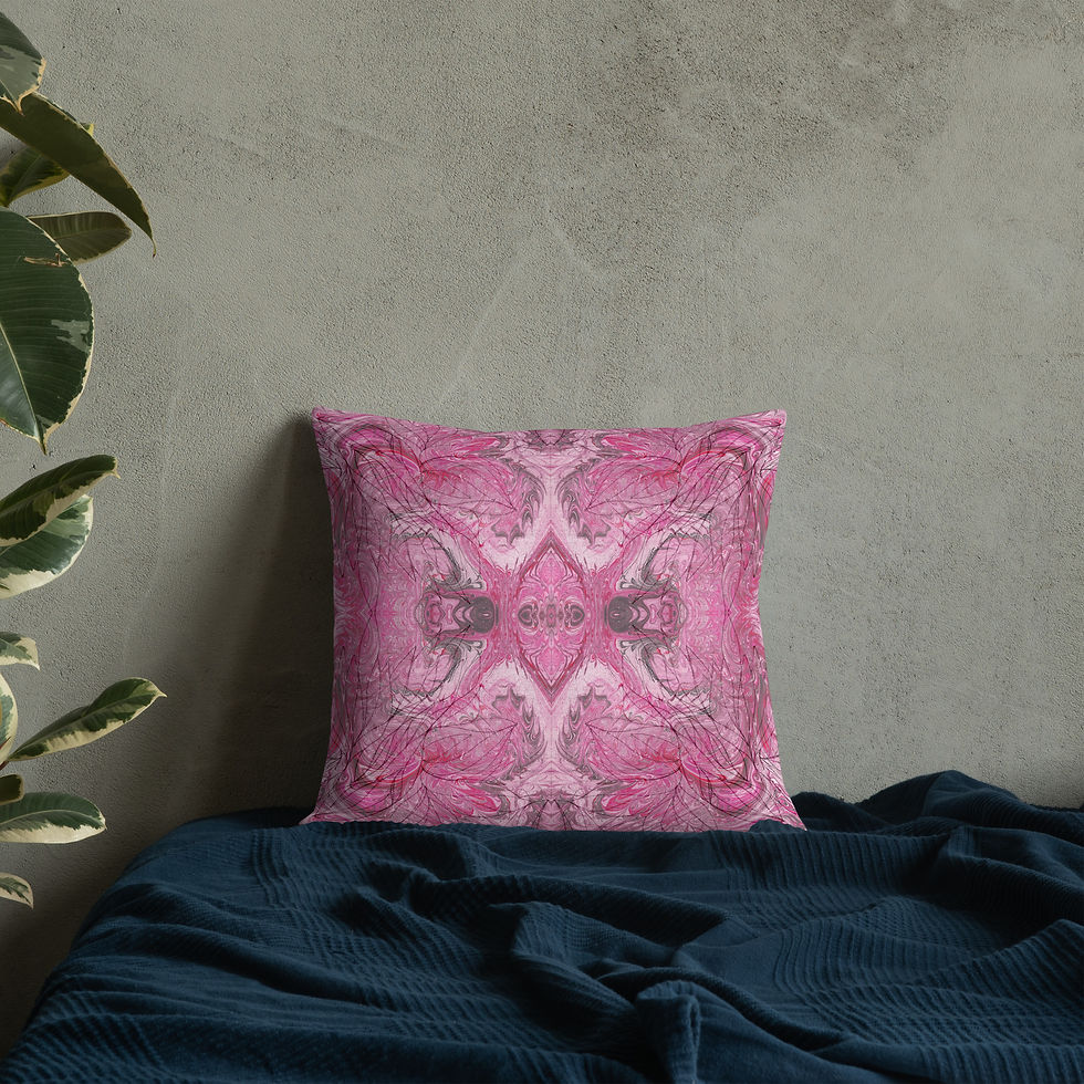 Thumbnail: Pink marbling swirls IV