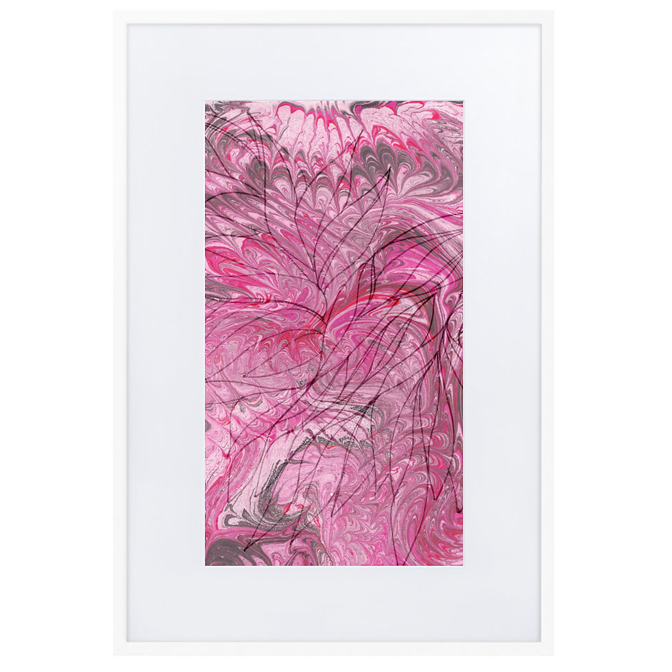 Thumbnail: Pink marbling swirls V
