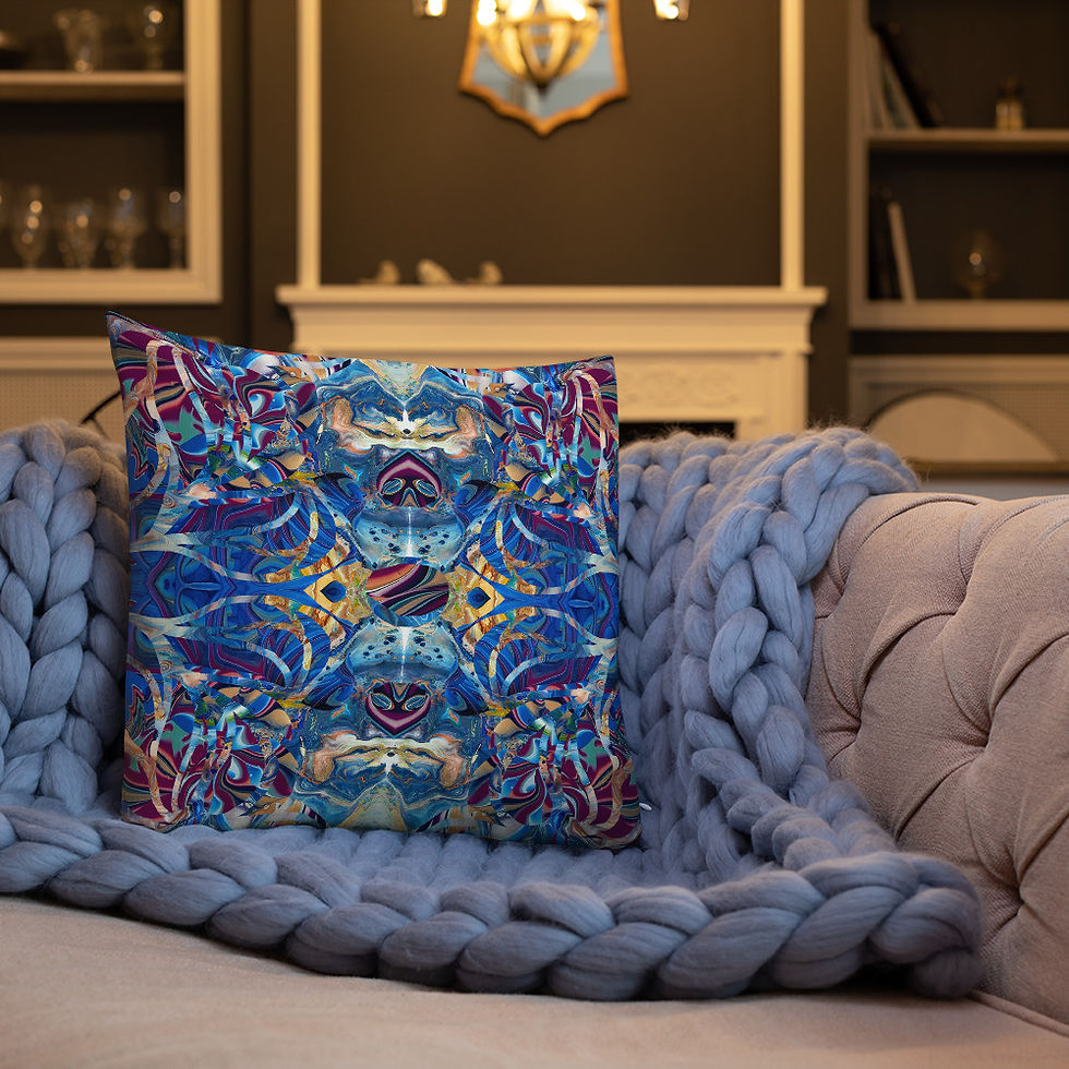 Thumbnail: Cobalt petals arabesque I