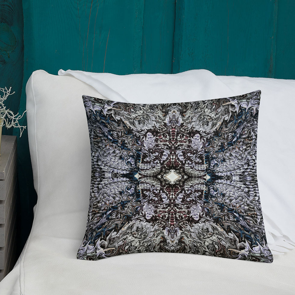 Thumbnail: Pearl grey arabesque I