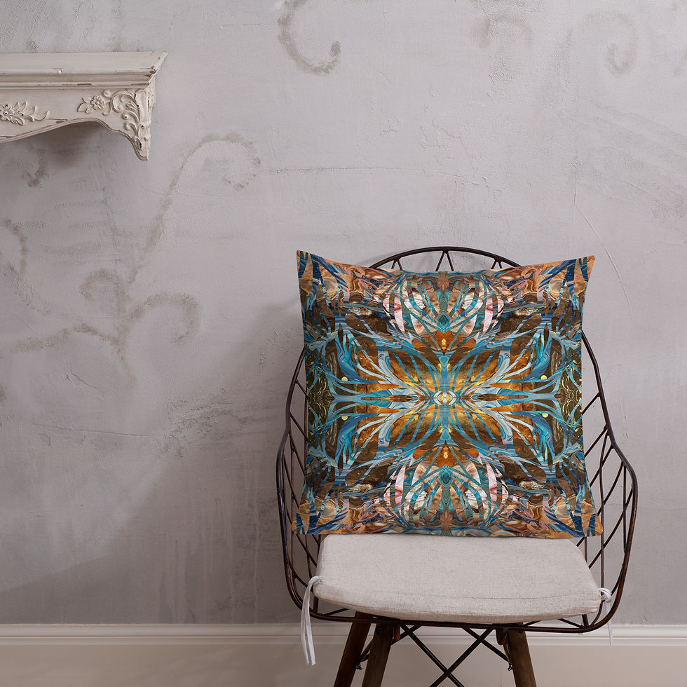 Thumbnail: Mixed media arabesque IV