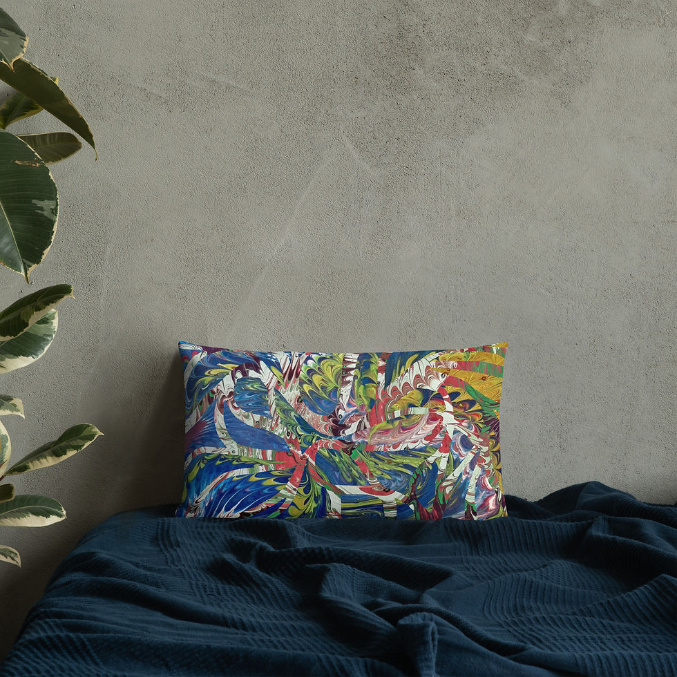 Thumbnail: Abstract feathers blend
