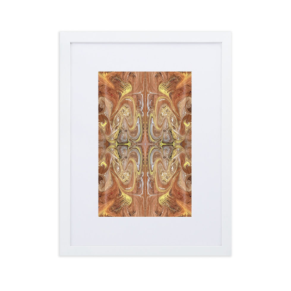 Thumbnail: Bronze on brown swirls III