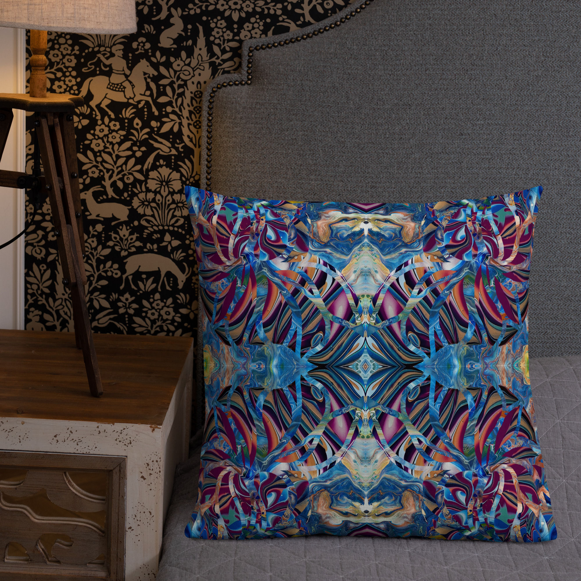 Cobalt petals arabesque IV